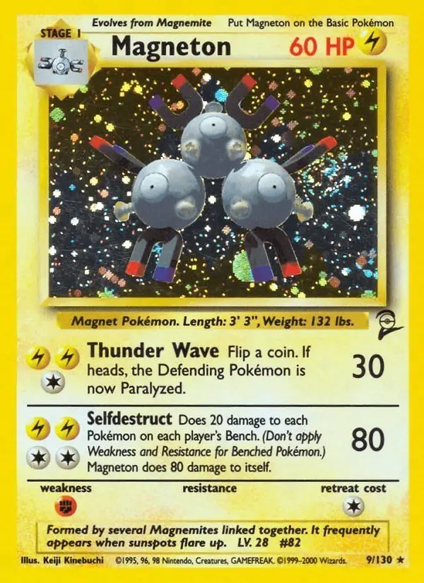 Magneton #9 Base Set 2 PSA 10