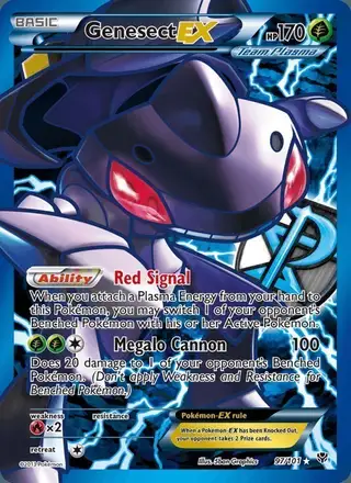 Genesect-EX #97 Plasma Blast PSA 10