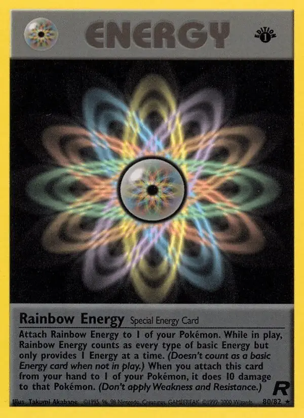 Rainbow Energy #80 Team Rocket PSA 10