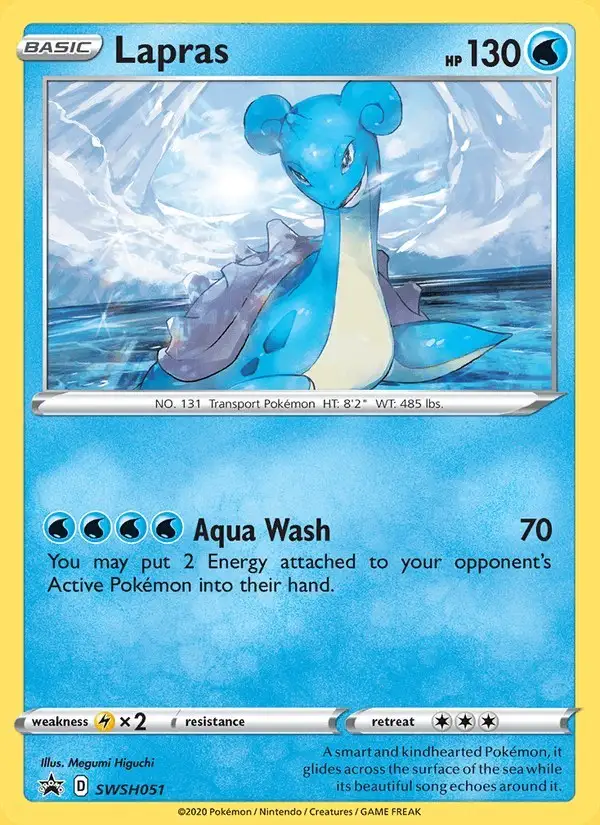 Lapras #SWSH051 SWSH Black Star Promos PSA 10