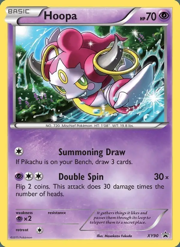 Hoopa #XY90 XY Black Star Promos PSA 10