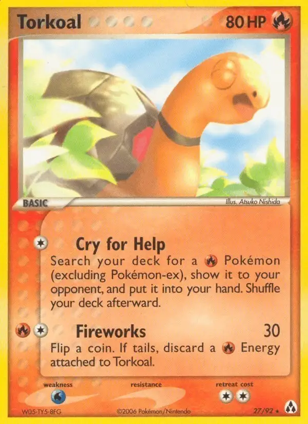 Torkoal #27 Legend Maker PSA 10