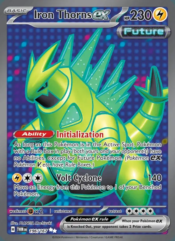 Iron Thorns ex #196 Twilight Masquerade PSA 10