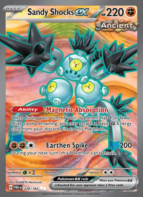 Sandy Shocks ex #228 Paradox Rift PSA 10
