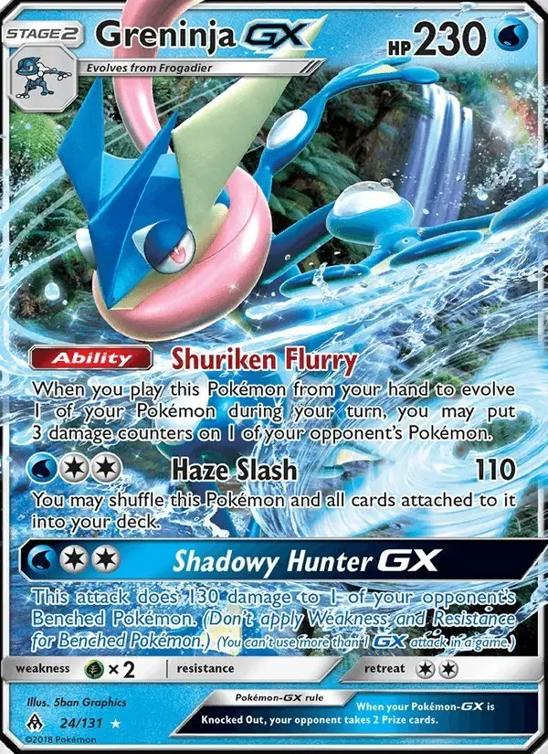 Greninja GX #24 Forbidden Light PSA 10