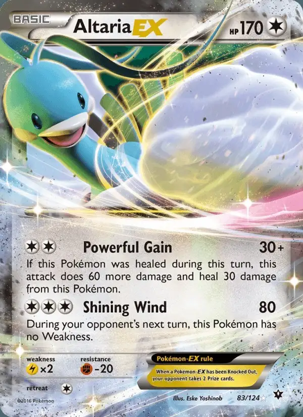 Altaria EX #83 Fates Collide PSA 10