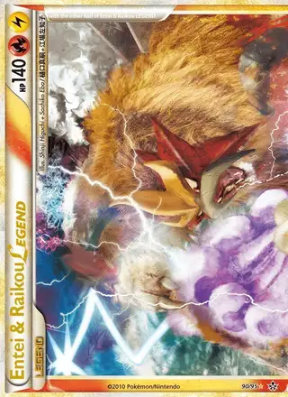 Entei & Raikou LEGEND #90 Unleashed PSA 10