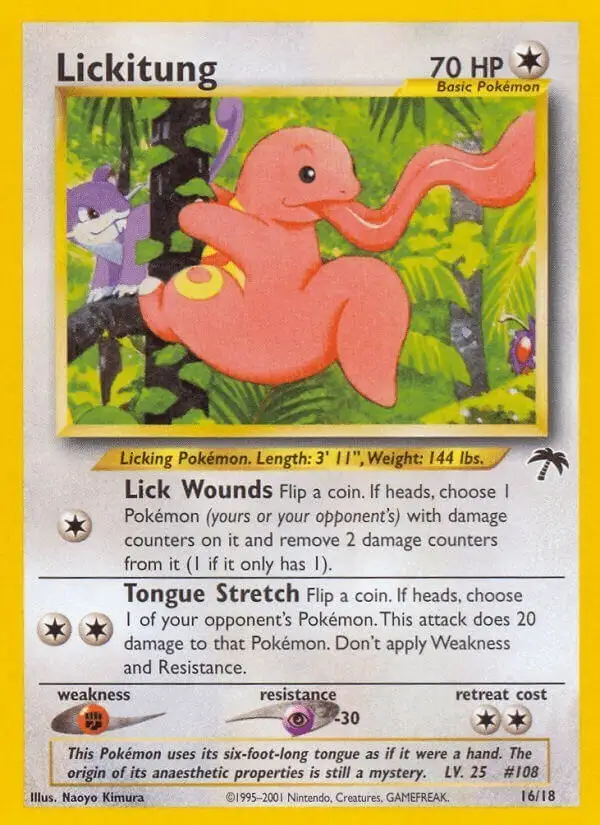 Lickitung #16 Southern Islands PSA 10