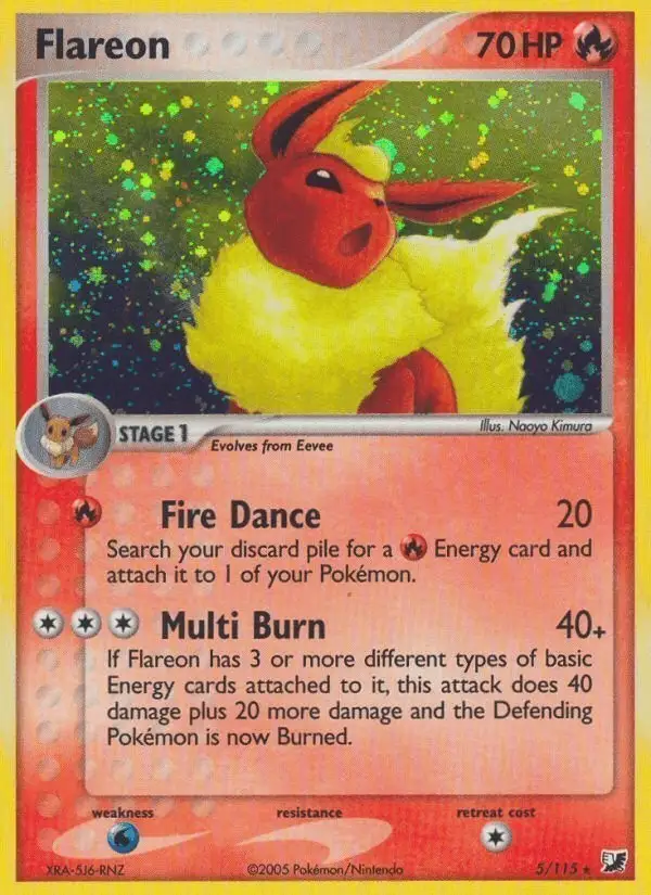 Flareon #5 Unseen Forces PSA 10