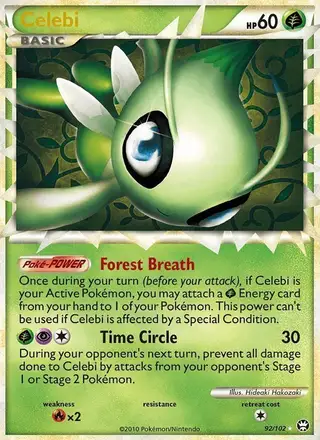 Celebi #92 Triumphant PSA 10