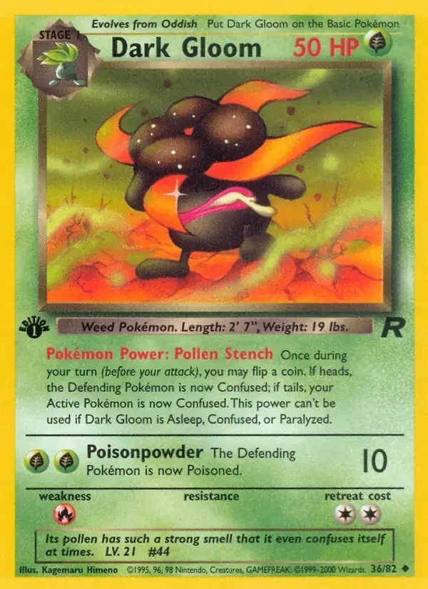 Dark Gloom #36 Team Rocket PSA 10
