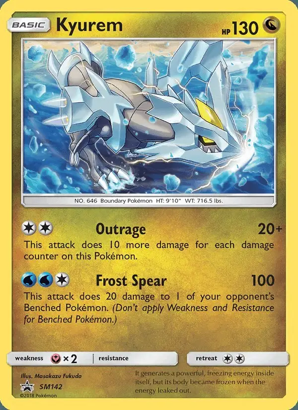 Kyurem #SM142 SM Black Star Promos PSA 10