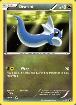 Dratini #1 Dragon Vault PSA 10