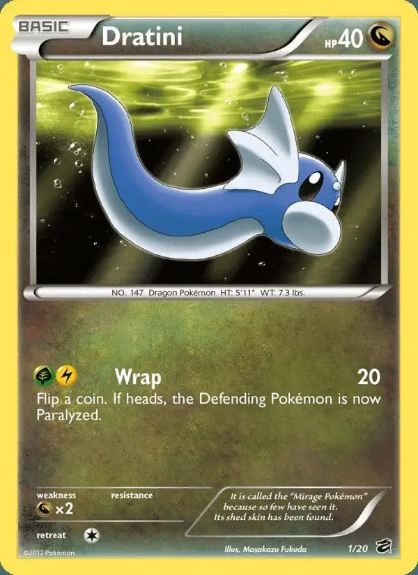 Dratini #1 Dragon Vault PSA 10