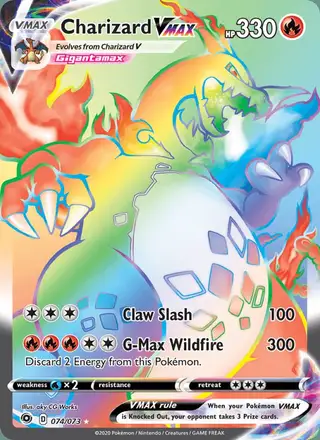 Charizard VMAX #74 Champion's Path PSA 10