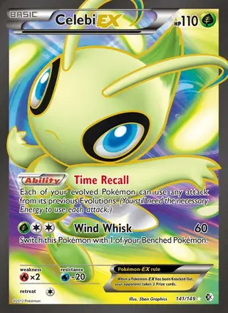 Celebi-EX #141 Boundaries Crossed PSA 10