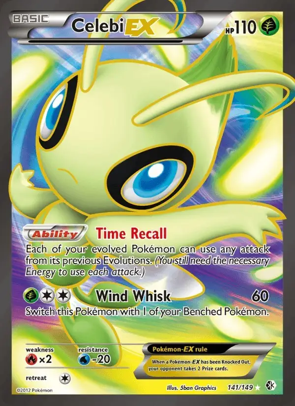Celebi-EX #141 Boundaries Crossed PSA 10