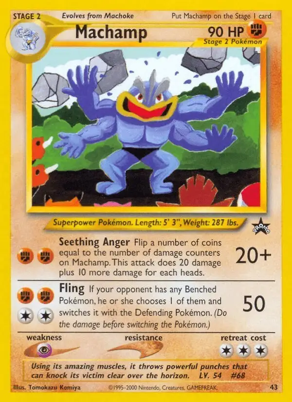 Machamp #43 Wizards Black Star Promos PSA 10