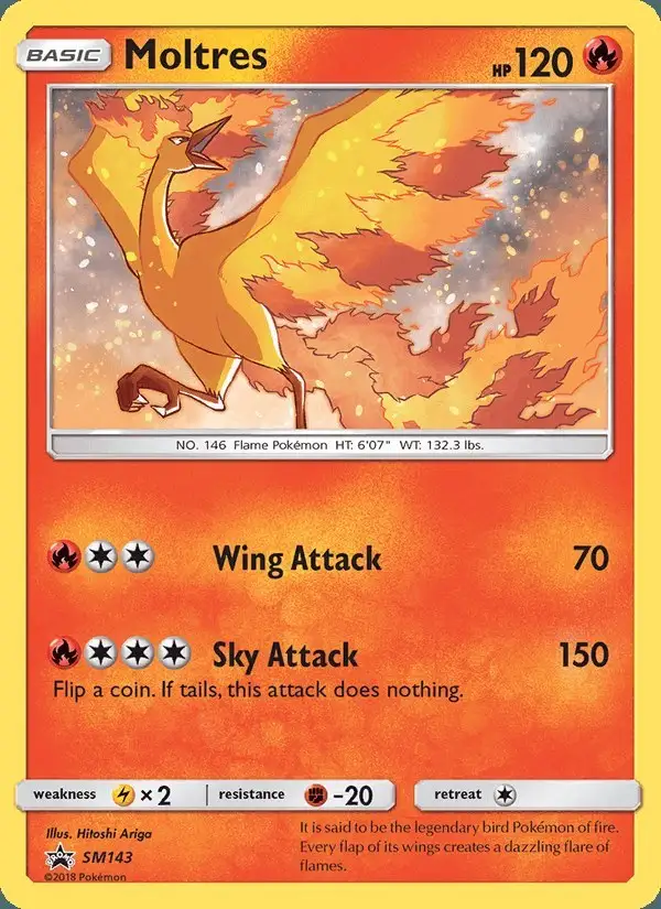 Moltres #SM143 SM Black Star Promos PSA 10