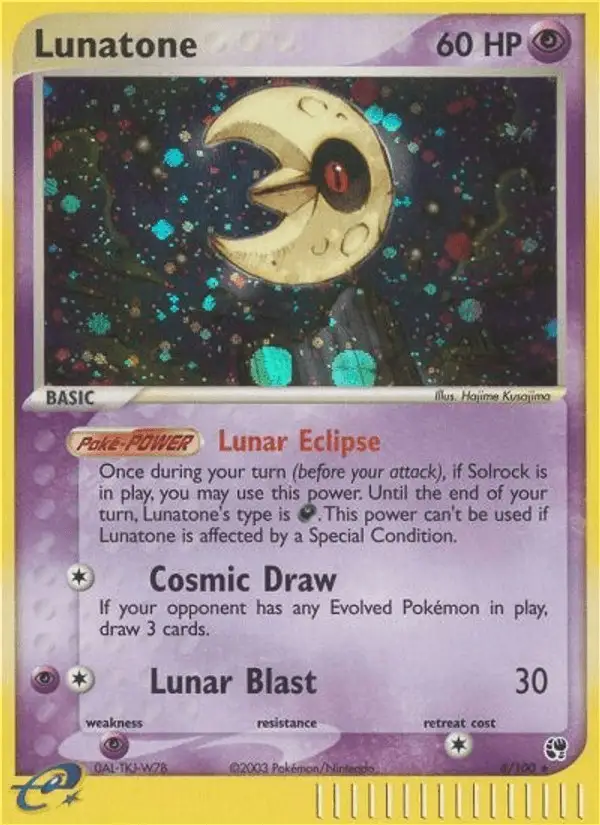 Lunatone #8 Sandstorm PSA 10