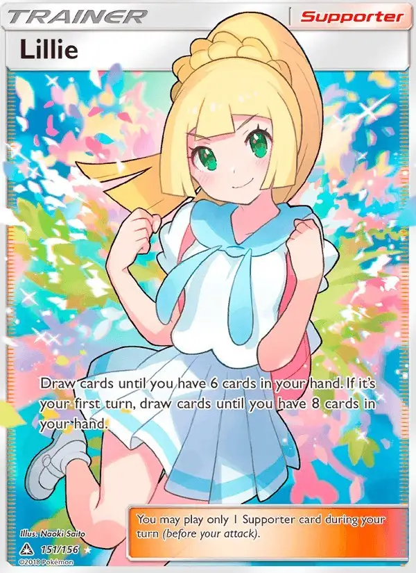 Lillie #151 Ultra Prism PSA 10