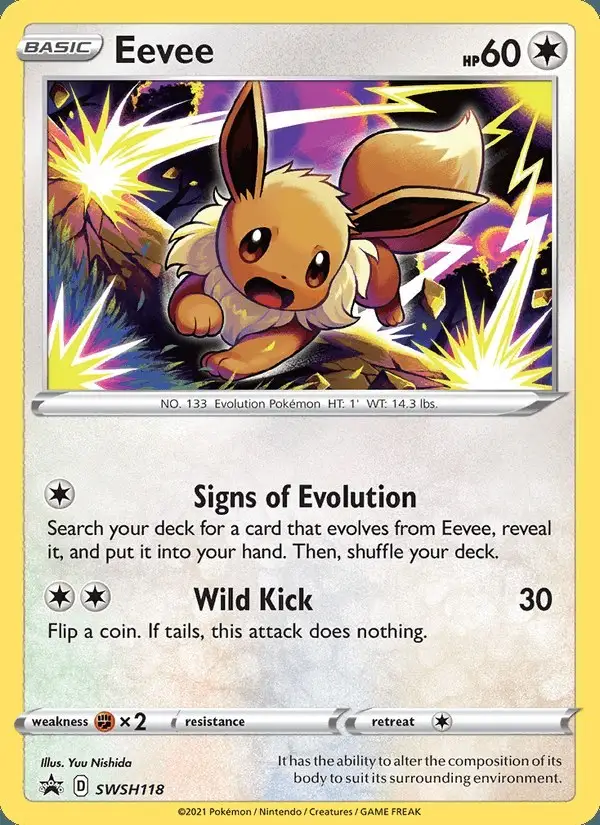 Eevee #SWSH118 SWSH Black Star Promos PSA 10