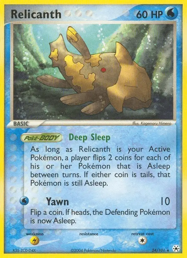 Relicanth #24 Hidden Legends PSA 10