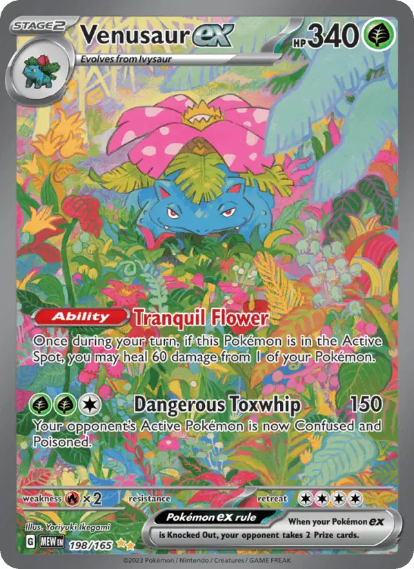 Venusaur ex #198 151 PSA 10