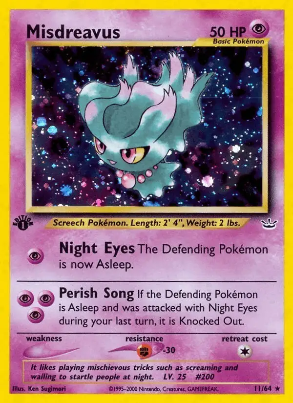 Misdreavus #11 Neo Revelation PSA 10