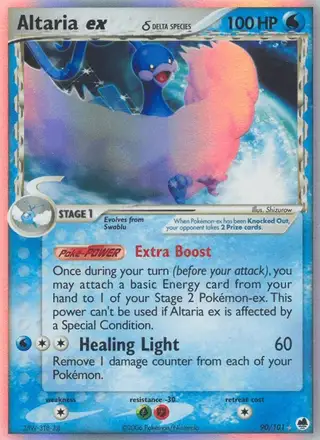 Altaria ex δ #90 Dragon Frontiers PSA 10