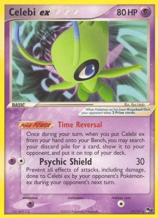 Celebi ex #17 POP Series 2 PSA 10