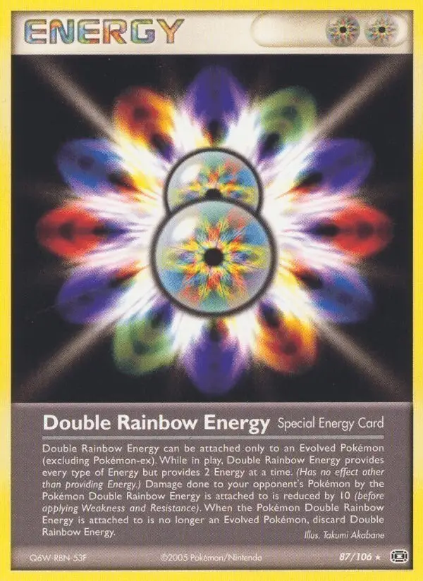 Double Rainbow Energy #87 Emerald PSA 10