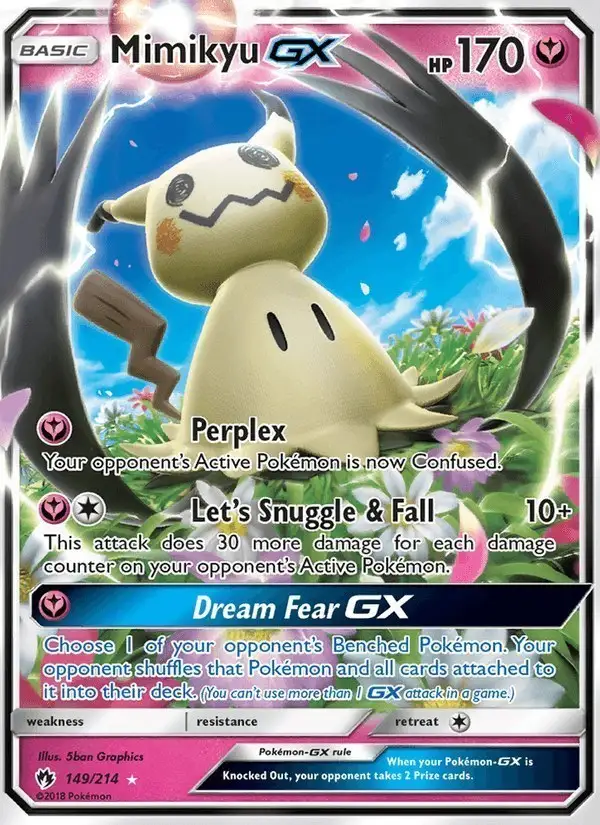Mimikyu GX #149 Lost Thunder PSA 10
