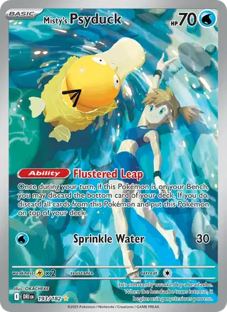 Misty's Psyduck #193 Destined Rivals PSA 10