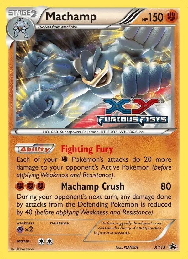 Machamp #XY13 XY Black Star Promos PSA 10