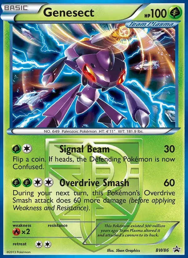 Genesect #BW86 BW Black Star Promos PSA 10