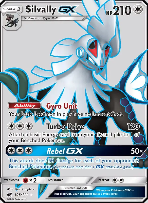 Silvally GX #108 Crimson Invasion PSA 10