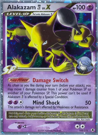 Alakazam 4 #103 Rising Rivals PSA 10