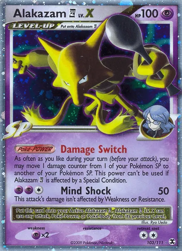Alakazam 4 #103 Rising Rivals PSA 10