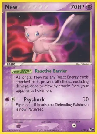 Mew #4 POP Series 4 PSA 10