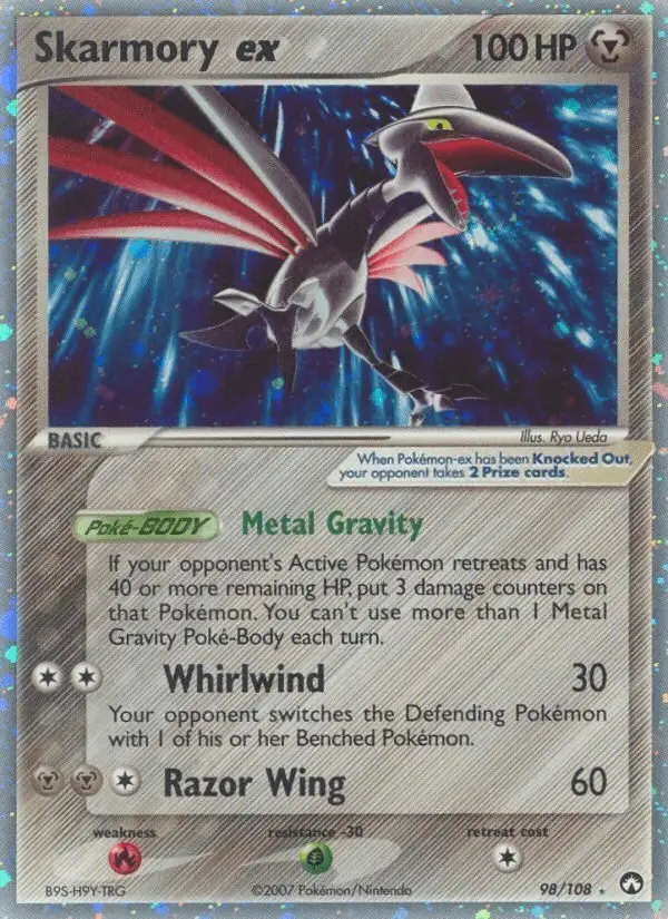 Skarmory ex #98 Power Keepers PSA 10