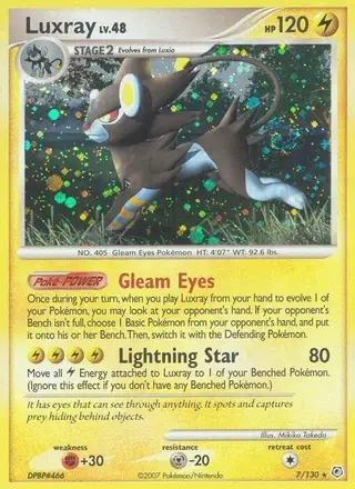 Luxray #7 Diamond & Pearl PSA 10