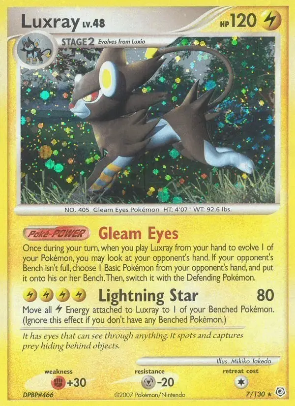 Luxray #7 Diamond & Pearl PSA 10