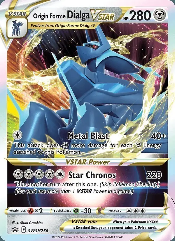 Origin Forme Dialga VSTAR #SWSH256 SWSH Black Star Promos PSA 10