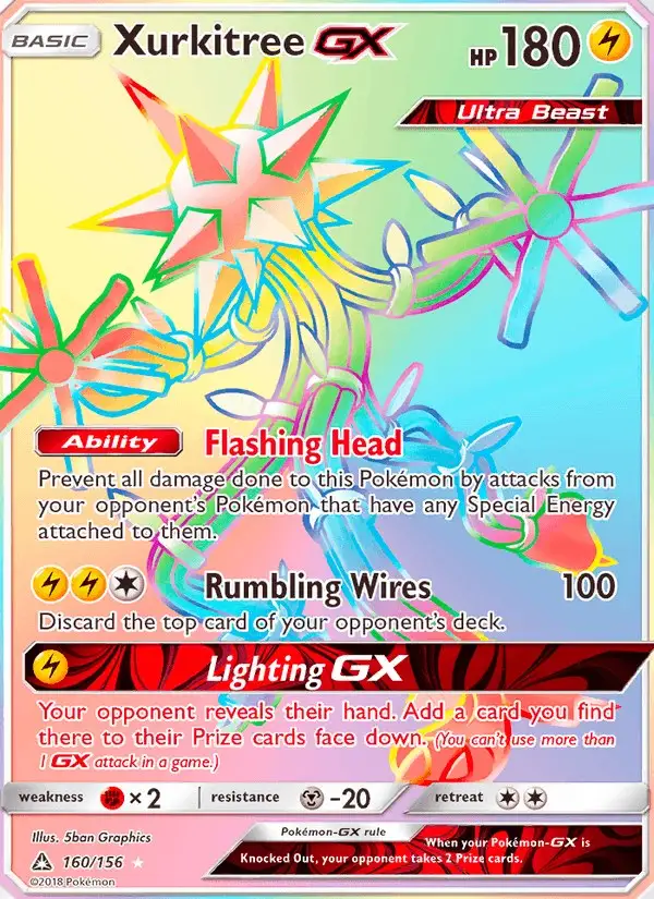 Xurkitree GX #160 Ultra Prism PSA 10