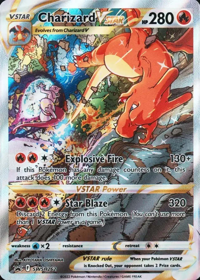 Charizard VSTAR (Full Art) #262 SWSH Black Star Promos PSA 10