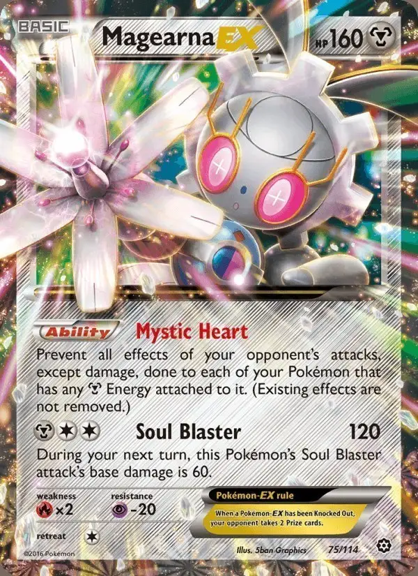 Magearna EX #75 Steam Siege PSA 10
