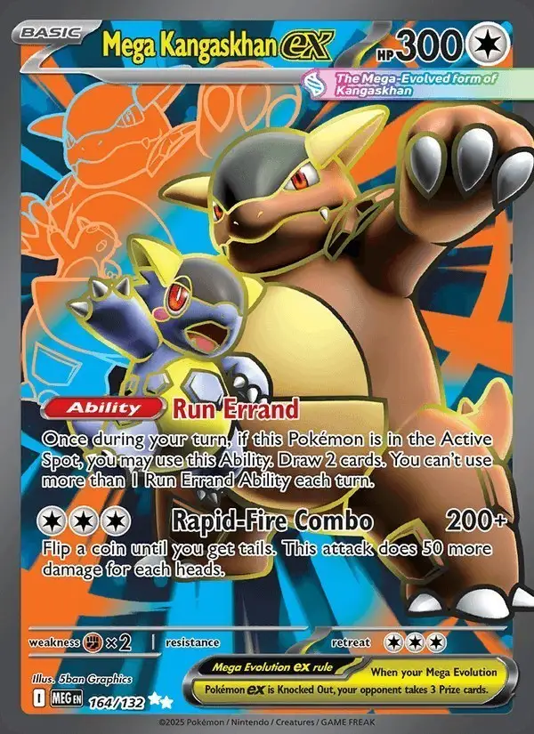 Mega Kangaskhan ex #164 Mega Evolution PSA 10