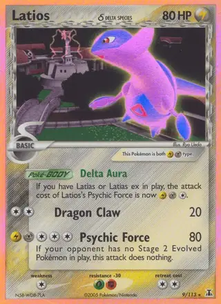 Latios δ #9 Delta Species PSA 10