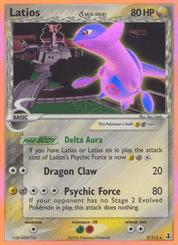 Latios δ #9 Delta Species PSA 10